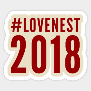 #LoveNest for the #NewYear Sticker